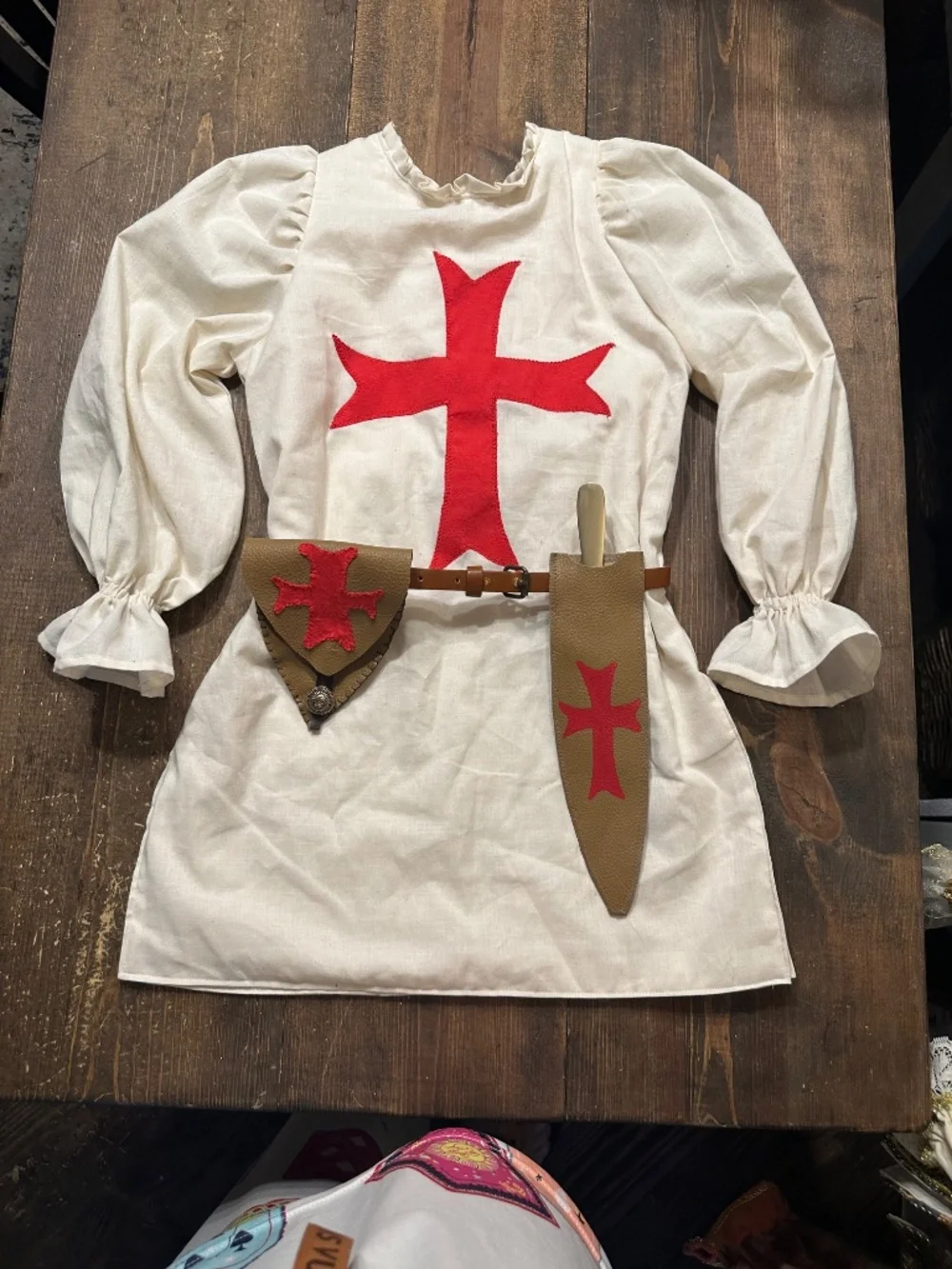 Boys Size 6-7 Knights Templar Crusader Costume